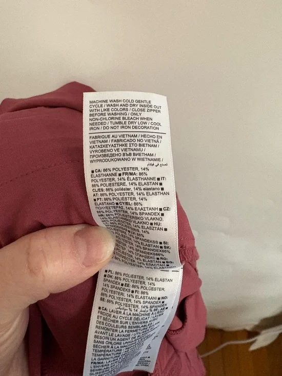 Athleta Dusty Rose Brooklyn Heights Wide Leg Jumpsuit Size 16 - Picture 6 of 7